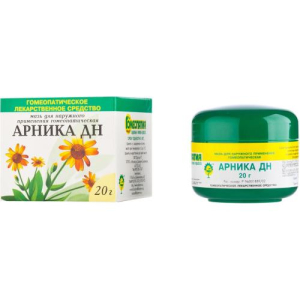 Арника дн мазь для наружного применения гомеопатическая 20г