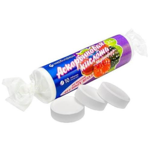 Аскорбиновая кислота-марбиофарм таблетки 25мг 3.0г №10 лесные ягоды крутка