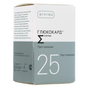 Тест-полоски глюкокард сигма №25 [glucocard]