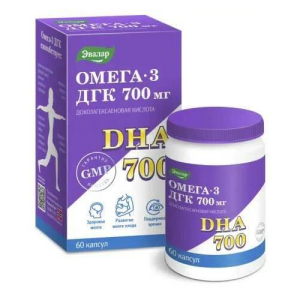 Эвалар омега-3 дгк капсулы 700мг 750мг №60 бад