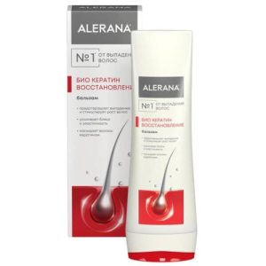 Алерана бальзам-ополаскиватель 200мл био кератин восстановление