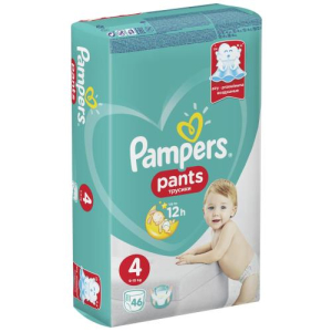 Памперс пэнтс подгузники-трусики для детей №46 размер 4 9-15кг