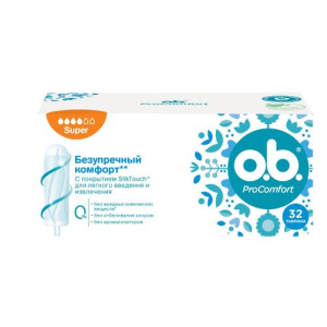 О б прокомфорт тампоны №32 супер