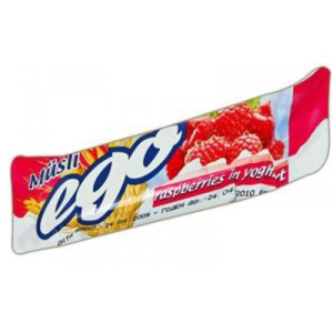 Эго батончик-мюсли 25г в йогурте + малина