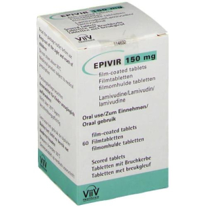 Эпивир таблетки покрытые пленочной оболочкой 150мг №60/глаксо