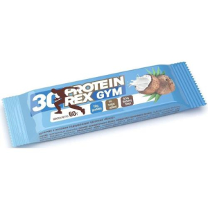 Протеинрекс батончик 60г с высоким содержанием протеина кокос