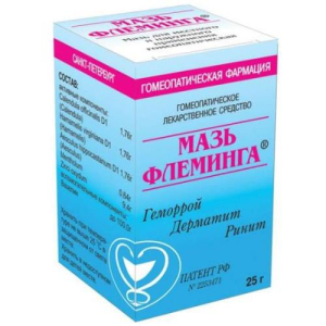 Мазь флеминга мазь для местного и наружного применения гомеопатическая 25г 