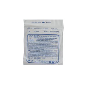 Сфм перчатки хирург. н/стер. лат. р.7,5 №50 опудр.текст.анатом. [sfm]