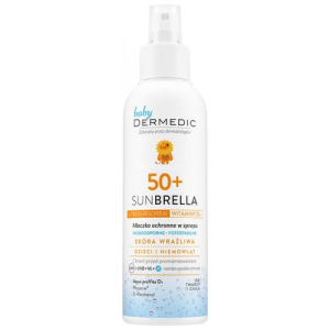 Дермедик беби санбрелла молочко для лица и тела 150мл с/защитное spf 50