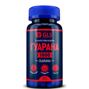 Джи эл эс гуарана 1000 капсулы 400мг №60 бад