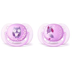 Авент ультра софт пустышка силиконовая №2 0-6мес д/девоч. /арт. scf227/20/