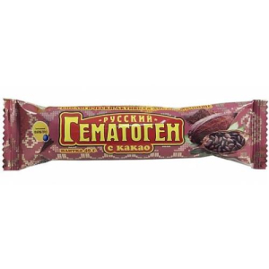 Гематоген русский плитка 40г с какао бад
