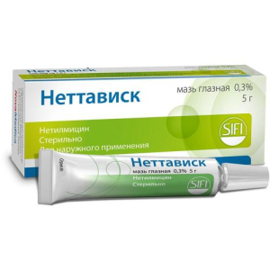 Неттависк мазь глазная 0,3% 5г
