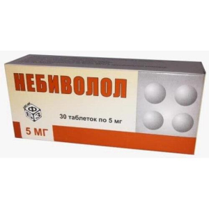 Небиволол таблетки 5мг №30