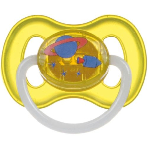 Канпол пустышка латекс круглая 6-18 мес. желтый [canpol]