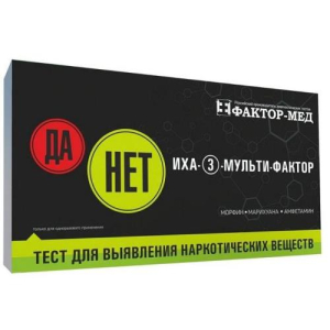 Иха-3 мульти-фактор тест №1 д/выявления наркотиков