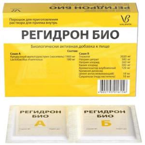 Регидрон био порошок для приготовления раствора для приема внутрь 6,4г №5 парные /а + б/ бад