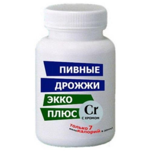 Пивные дрожжи экко плюс таблетки №100 хром