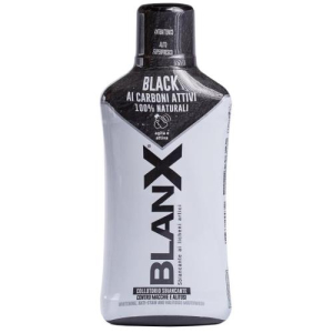 Бланкс ополаскиватель для полости рта 500мл отбеливающий с углем