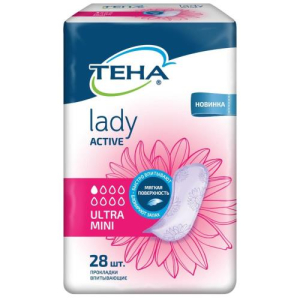 Тена леди актив прокладки урологические №28 ультра мини