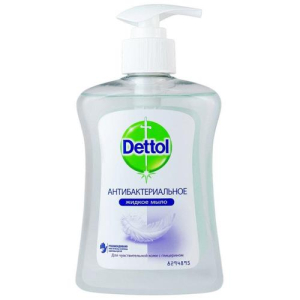 Деттол мыло жидкое антибактериальное 250мл д/чувств. кожи глицерин