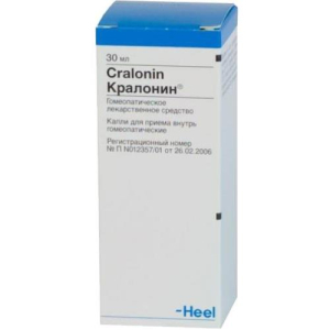 Кралонин капли для приема внутрь гомеопатические 30мл