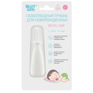 Рокси-кидс трубка газоотвод для новорожд /арт rtw-2w/ белая  [roxy-kids]