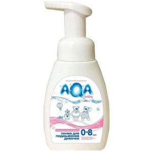 Аква беби пенка для подмывания 250мл девочек 0-8лет  [aqa baby]