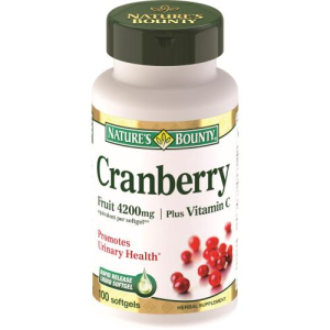 Нэйчес баунти капсулы №100 концентрат ягод клюквы бад