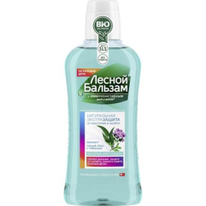 Лесной бальзам ополаскиватель для полости рта 400мл защита от бактерий и налета