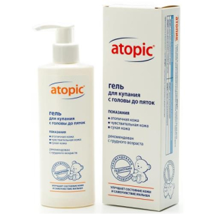 Атопик гель для купания 200мл с головы до пяток