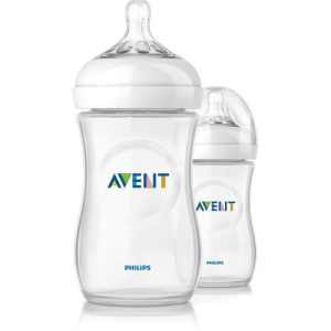 Авент натурал бутылочка стекло 240мл №1 соска медлен. поток 1мес +  /арт. scf673/17/