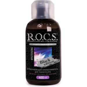 Рокс ополаскиватель для полости рта 400мл блэк эдишн