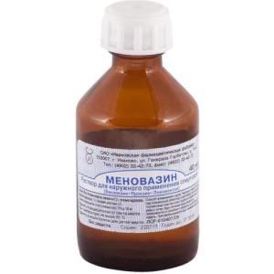 Меновазин раствор для наружного применения спиртовой 40мл