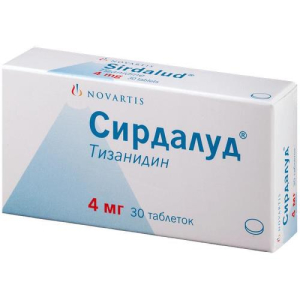 Сирдалуд таблетки 4мг №30