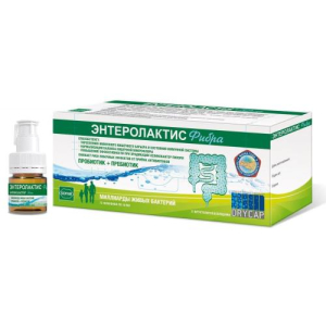 Энтеролактис фибра сироп и капсула с порошком 10мл №12 бад