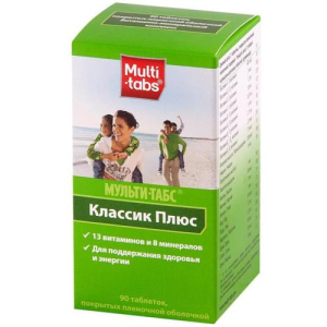 Мульти-табс классик плюс №90 таб. п/о