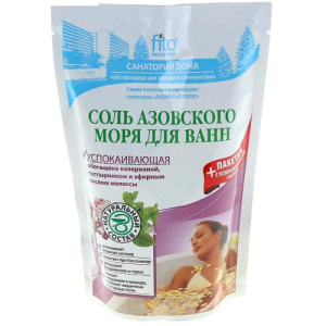 Фито санаторий дома соль для ванн 500/530г азовского моря успок.