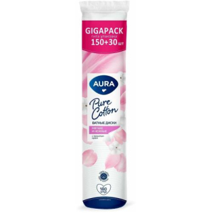 Аура ватные диски №180