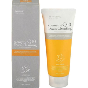 3w клиник пенка для умывания 100мл с коэнзимом