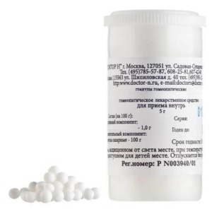 Графитес с6 гранулы гомеопатические 5г