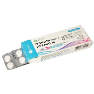 Глицин форте премиум таблетки 195мг №20