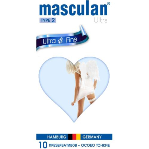 Маскулан 2 ультра презервативы №10 ультра файн особо тонкие