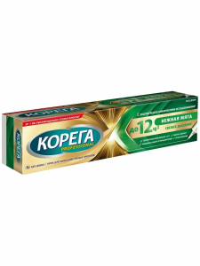 Корега professional крем для фиксации зубных протезов 40г нежная мята