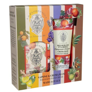 Ла флорентина набор фруктовые сады (мыло гранат и красн виногр+крем д/рук )  [la florentina]