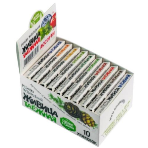 Живица таежная смолка жевательная №5х10 ассорти