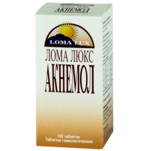 Лома люкс акнемол таблетки гомеопатические №100