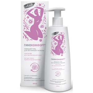 Гинокомфорт гель для интимной гигиены 200мл сенситив д/чувствит кожи
