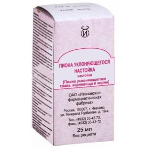 Пиона уклоняющегося  настойка 25мл