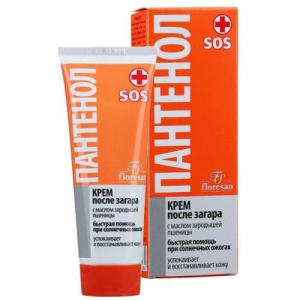 Флоресан пантенол крем после загара 75мл сос быстрая помощь п/ожогах (ф-312)